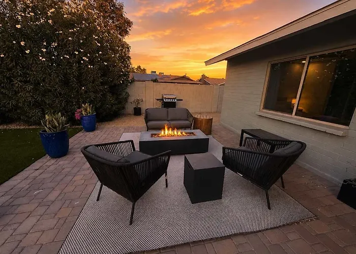 Retreat Family Pool Fire Pit Golf