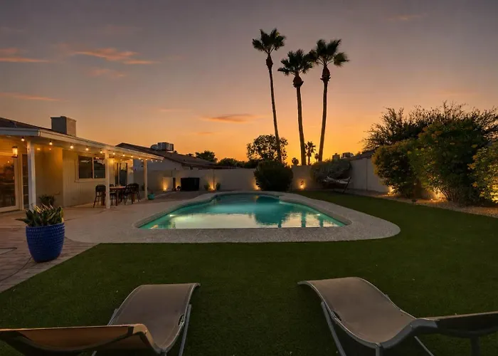 Retreat Family Pool Fire Pit Golf
